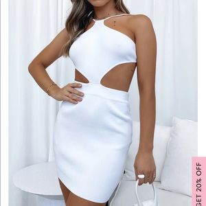 NWT White Fox Dress